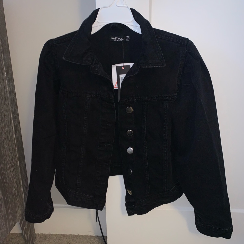 Black Jean Jacket - NastyGal